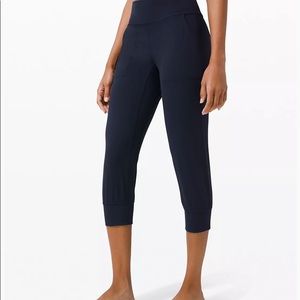 Lululemon Align High Rise Jogger Crop Navy